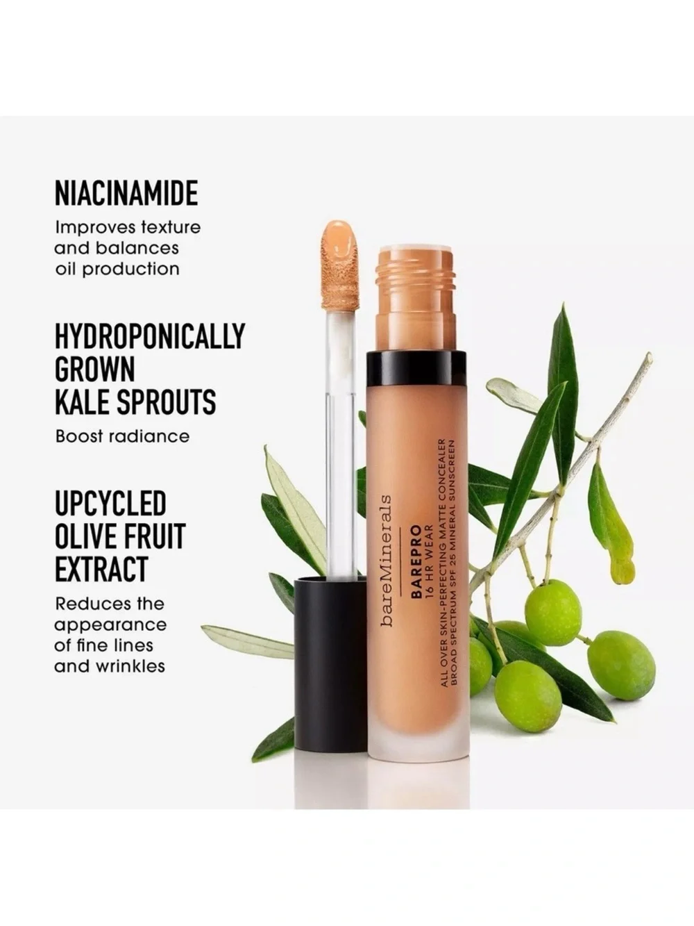 Bare Minerals Fair 150 Warm BarePro All Over Skin Perfecting Matte Concealer